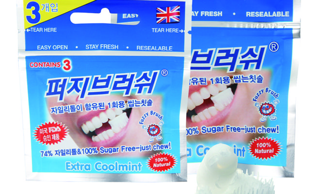 Fuzzy Brush, the UK manufacturers of the chewable toothbrush, which can be found in store and at service stations around the UK has reported a staggering 900% growth in export sales to Asia in the last 12 months