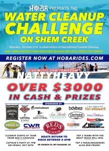 HOBA Confirms The Water Cleanup Challenge on Shem Creek Will Go Ahead This Month Following Irma Recovery