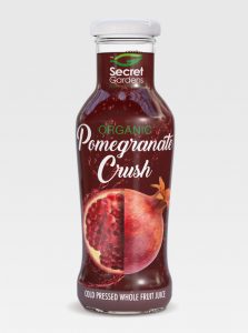 Pomegranate that packs a punch: The new organic drink offering by all-natural health brand Secret Gardens