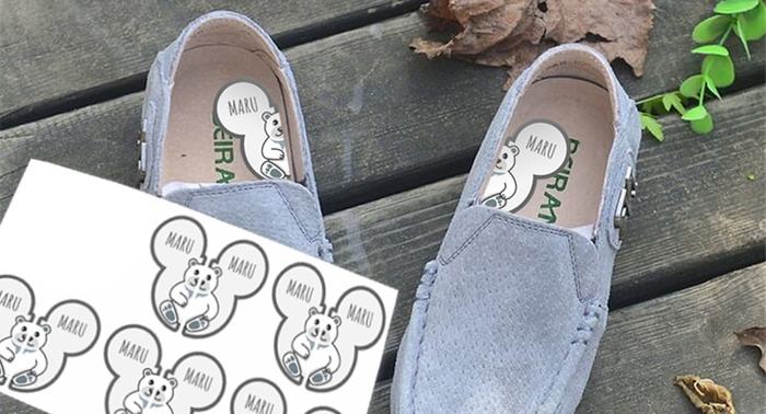 Creative Shoe Stickers Make Getting Ready to go Simple for Kids