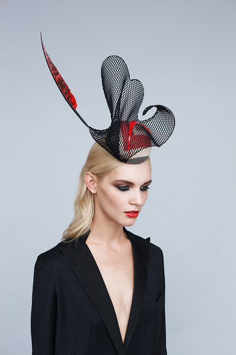 Millinery meets modern art with award-winning headwear from Iva Ksenevich