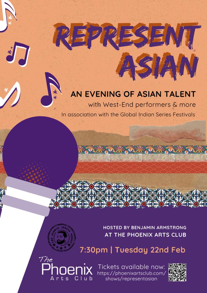 Global Indian Series Prepare to Host an Evening of Asian Talent at The Phoenix Arts Club