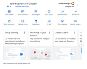 Optimise your Google Business Profile