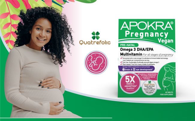 The New Vitamin That Provides Brain Food for Mum and Baby: Introducing Apokra's Smarter Choice for Expecting Mothers