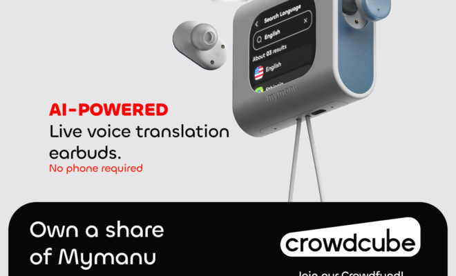 Mymanu Launches Crowdfunding Campaign on Crowdcube to Break Down Language Barriers